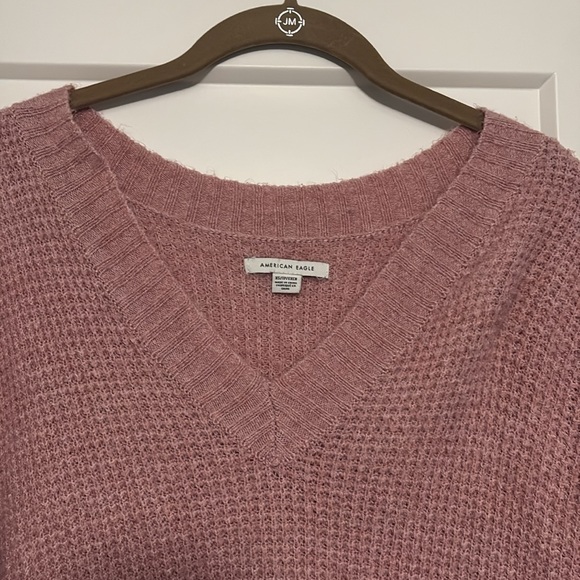 Women's light pink knit sweater size: XS - Picture 3 of 6
